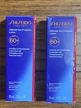 2X Shiseido Ultimate Sun Protector SPF 60+ Minis NIB
